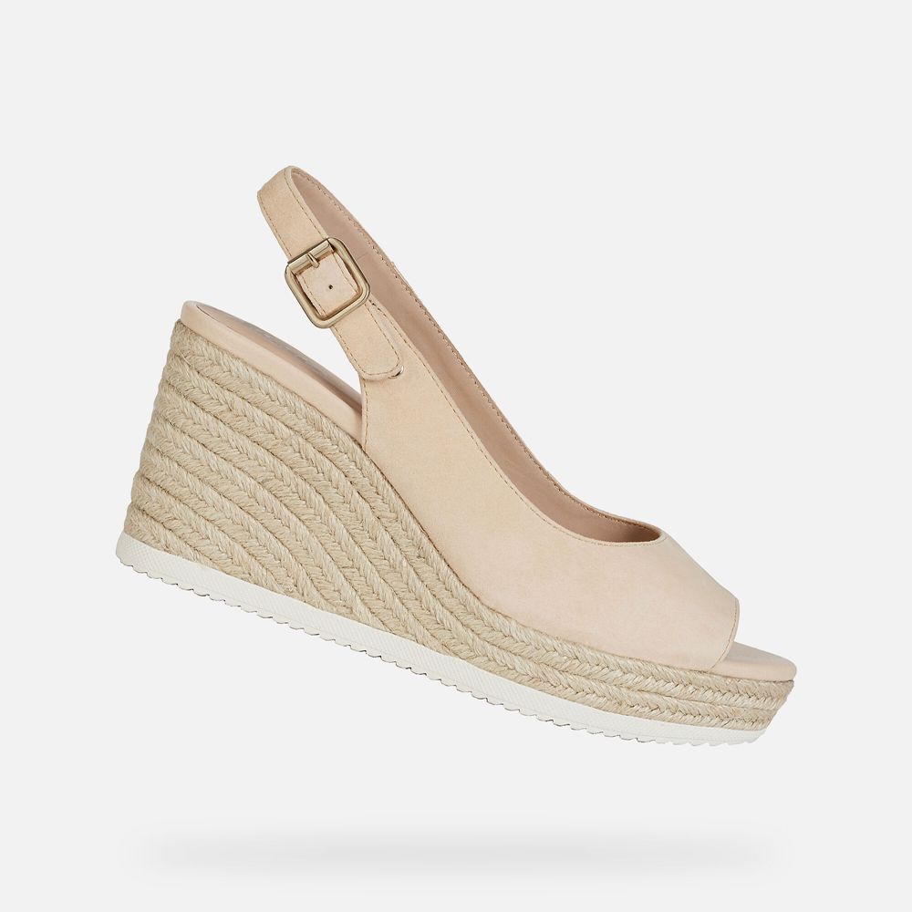 Sandales Geox Ponza - Beige - Femme 260937-VYT